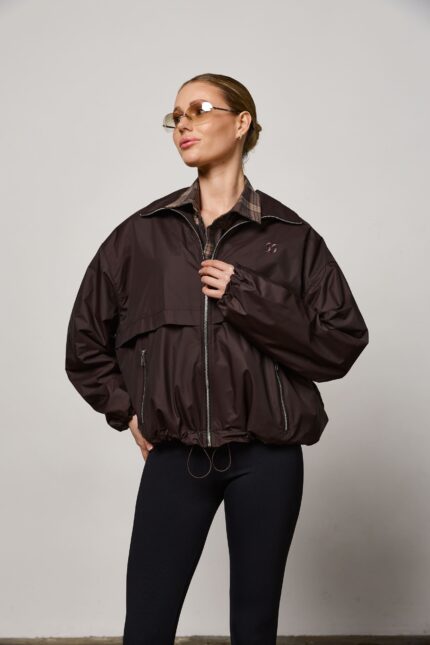 Куртка бомбер жіноча шоколад