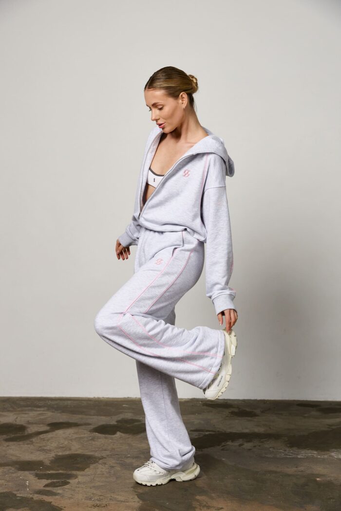 Костюм не утеплений лампас жіночий меланж Фото - 5