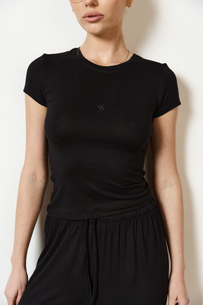 Костюм с тканини віскоза жіночий чорний Фото - 5