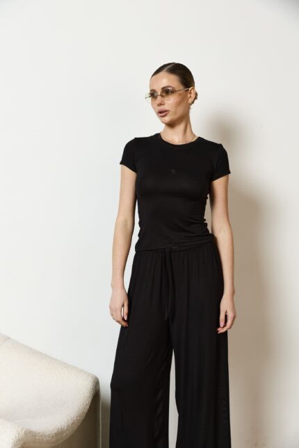 Костюм с тканини віскоза жіночий чорний