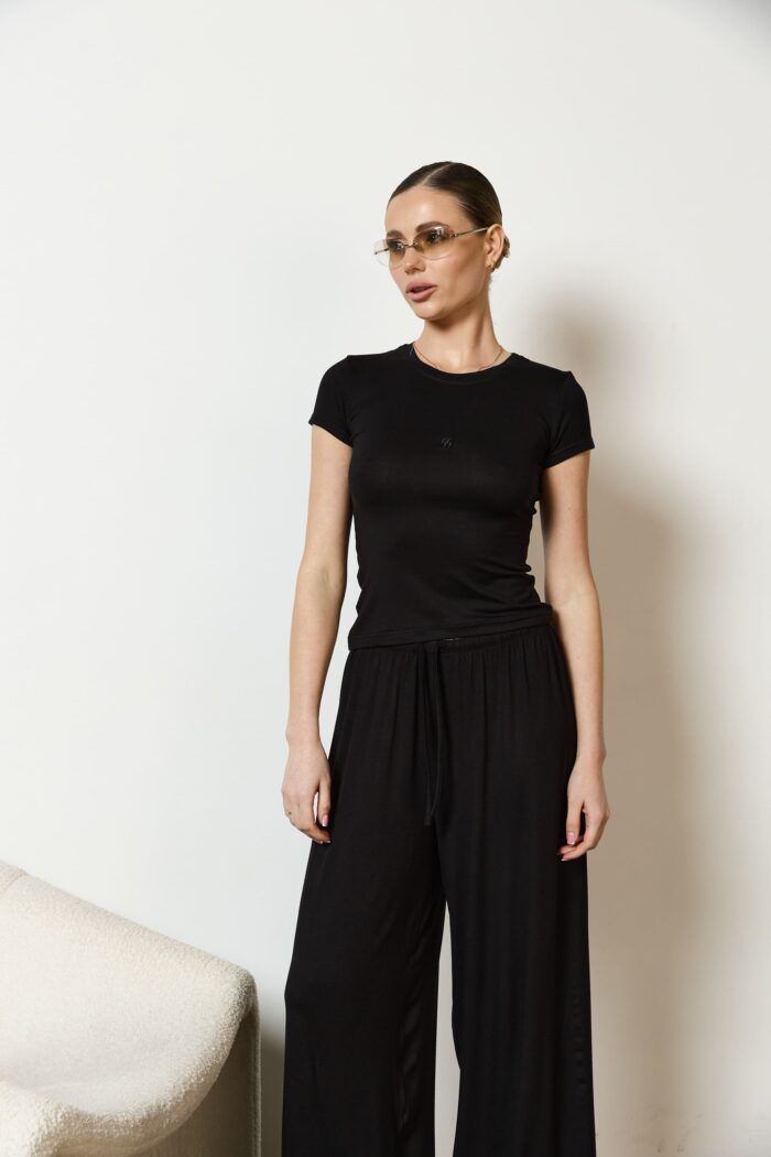 IMG_2059 (1) Костюм с тканини віскоза жіночий чорний Фото - 2