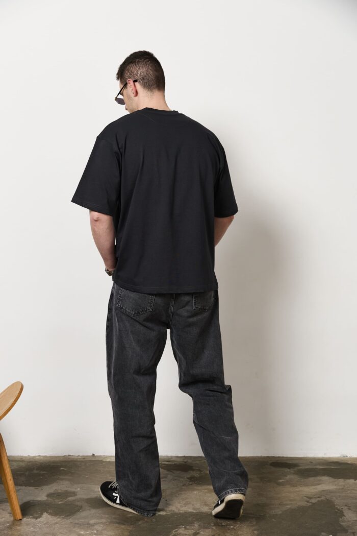 Футболка оверсайз чоловіча графіт Фото - 4