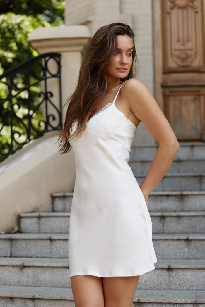 IMG_8044 Сукня з сатину міні таш Фото - 5